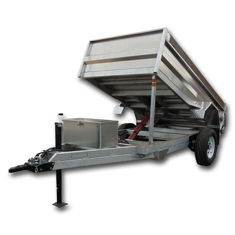 5*10 DUMP TRAILER SINGLE AXEL 